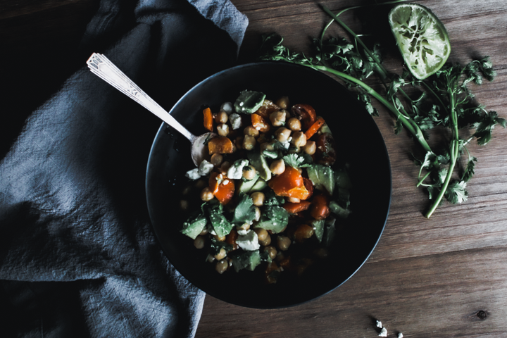 Chickpea, Avocado, and Feta Salad