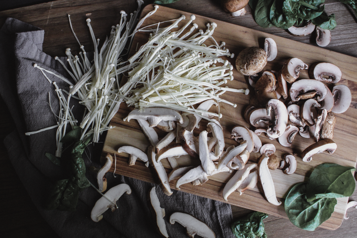 Spinach and Mushroom Pasta